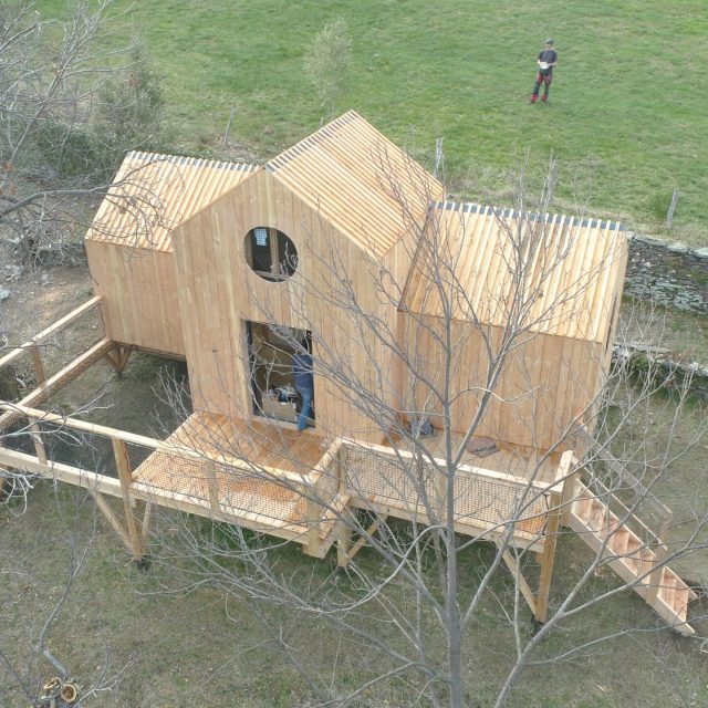 Chambres – cabane au domaine du Verdier