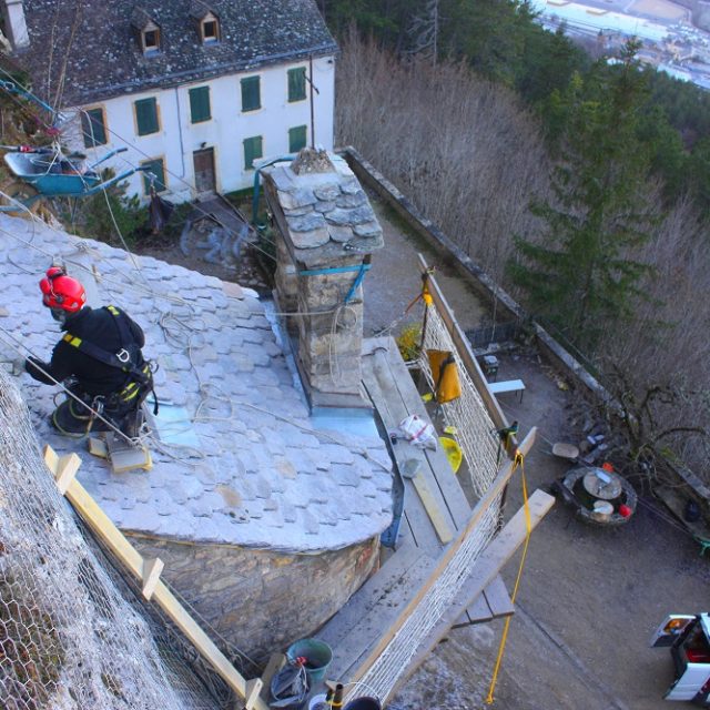 Travaux à l’Ermitage Saint Privat à Mende