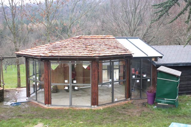 Cabane vitrée camping de Vébron 